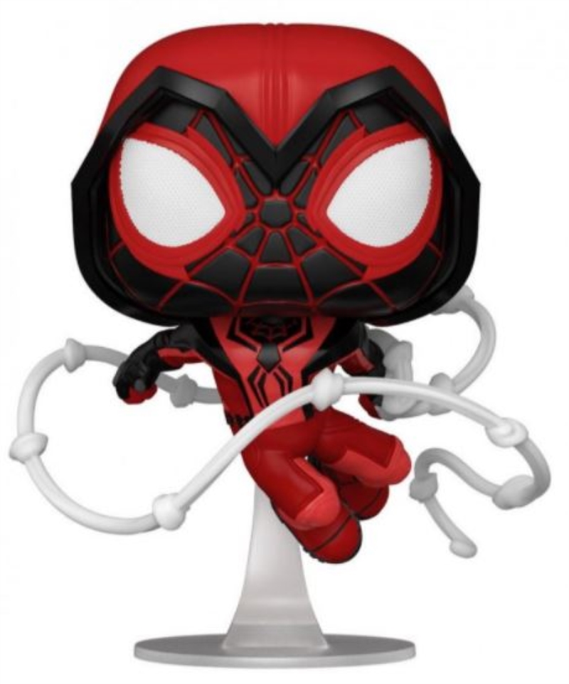 FUNKO ACTION FIGURES FUNKO POP MILES MORALES: CRIMSON COWL SUIT